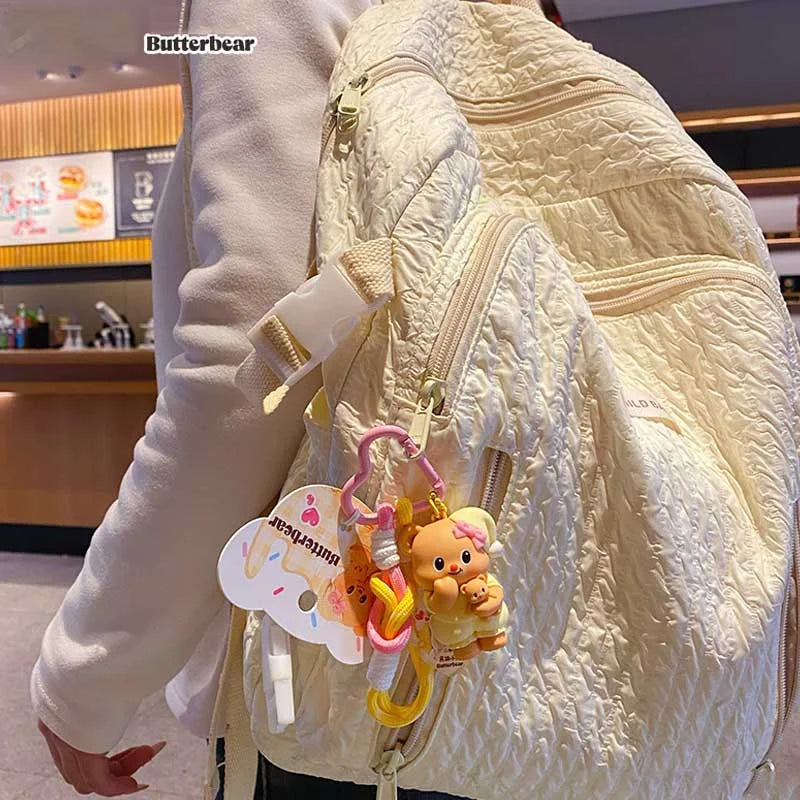 Butterbear Costume Show Keychain Cute Cartoon Bear Bag Charms