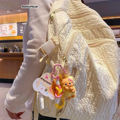 Butterbear Costume Show Keychain Cute Cartoon Bear Bag Charms