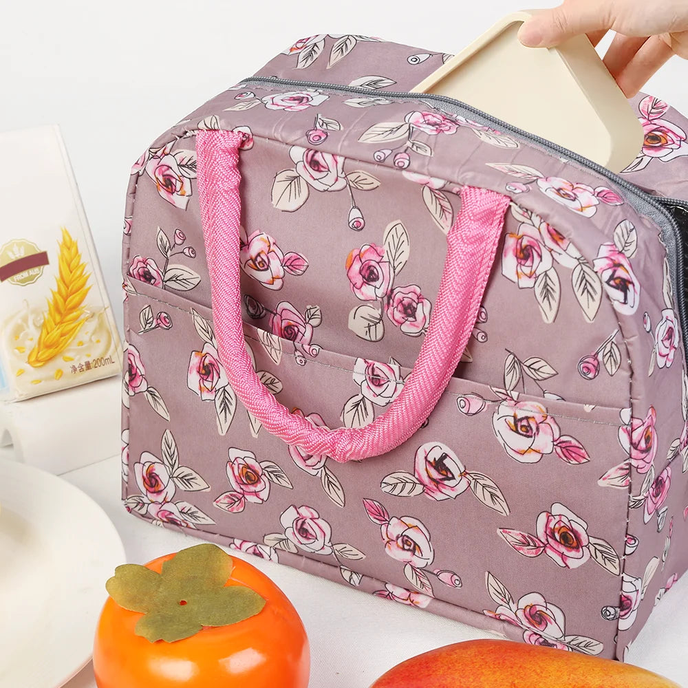Lunch Box Thermal Insulation Lunch Bag Multifunctional Kid School Lunch Bags Picnic Food Pouch