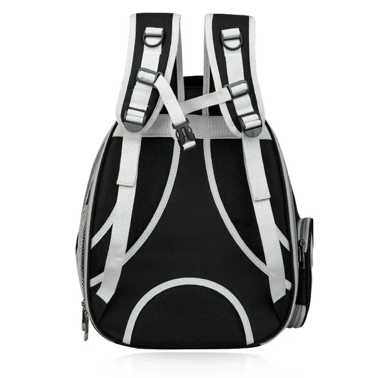 Pet Backpack Transparent Space Capsule Double Shoulder Cat Go Out Backpack Expandable Cat Bag Go Out Portable Small Dog Bag