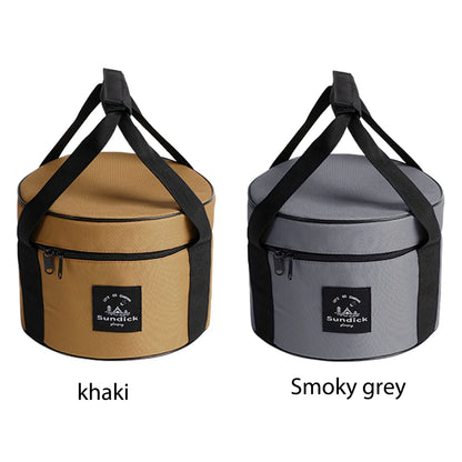9/14L Dinnerware Organizers Oxford Cloth Pot Storage Bucket Bags Waterproof Camp Bowl Cups Container Cases Bearing 7kg Daily Use