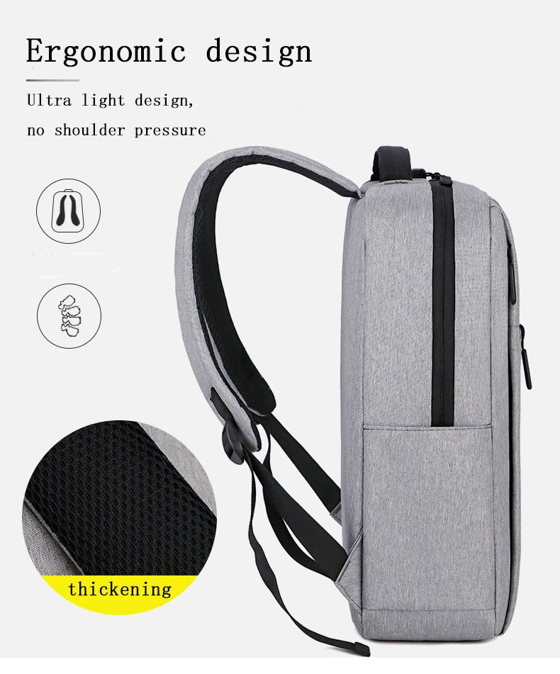 Lightweight Business Laptop Backpack, 13 Inch, 14 Inch, 15 Inch Computer Backpack, MEN'S AND WOMEN'S Travel Backpack, Student BA