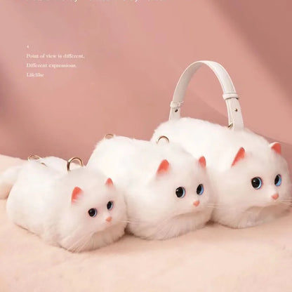 Cat bag, Messenger Bag, versatile small and cute, fashionable bag Women's Cross bag autumn and winter high-level design