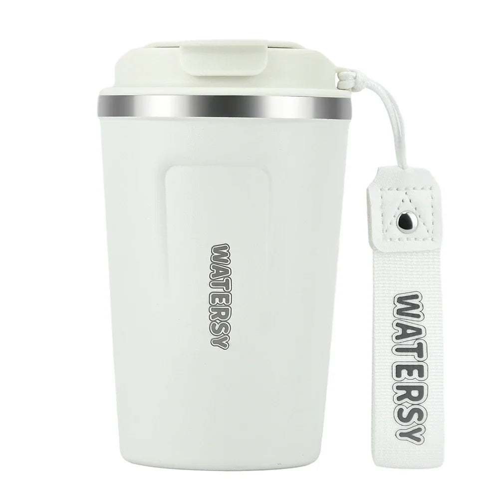 380ML Coffee Cup Stainless Steel Thermal Mug Double Wall Vacuum Insulated Water Bottle Office Home Portable Travel Car Mug