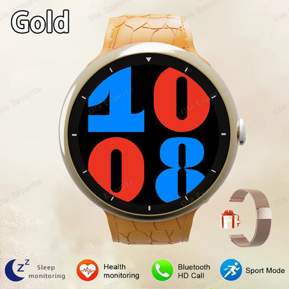 Smart Watch Men 1.52Inch AMOLED Screen BT Call GPS Sports Fitness Tracker Health Monitor Wireless Charging Smartwatch