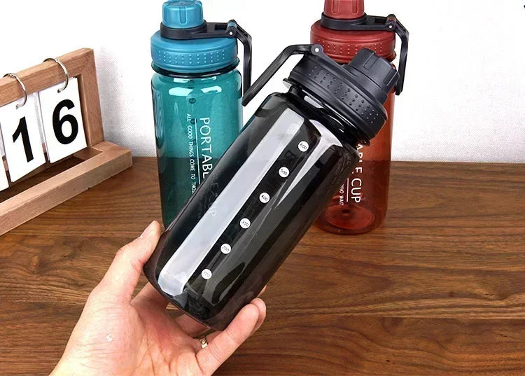 1PC 1000ML Creative Space Cup Large Capacity Sports Water Bottle for Fitness Enthusiasts Easy Carry Hydration Shaker Bottle