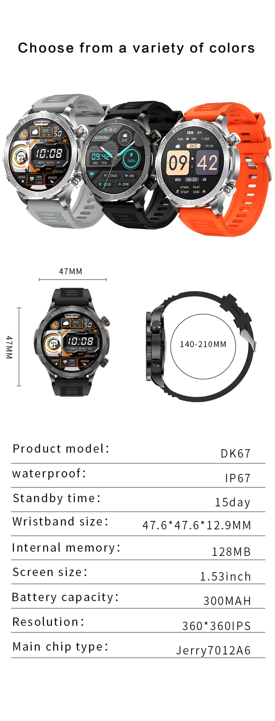 2025 New GPS Bluetooth Call Smart Watch Men AMOLED HD Screen Heart Rate NFC IP68 Waterproof Sports Smart Watch For Android iOS