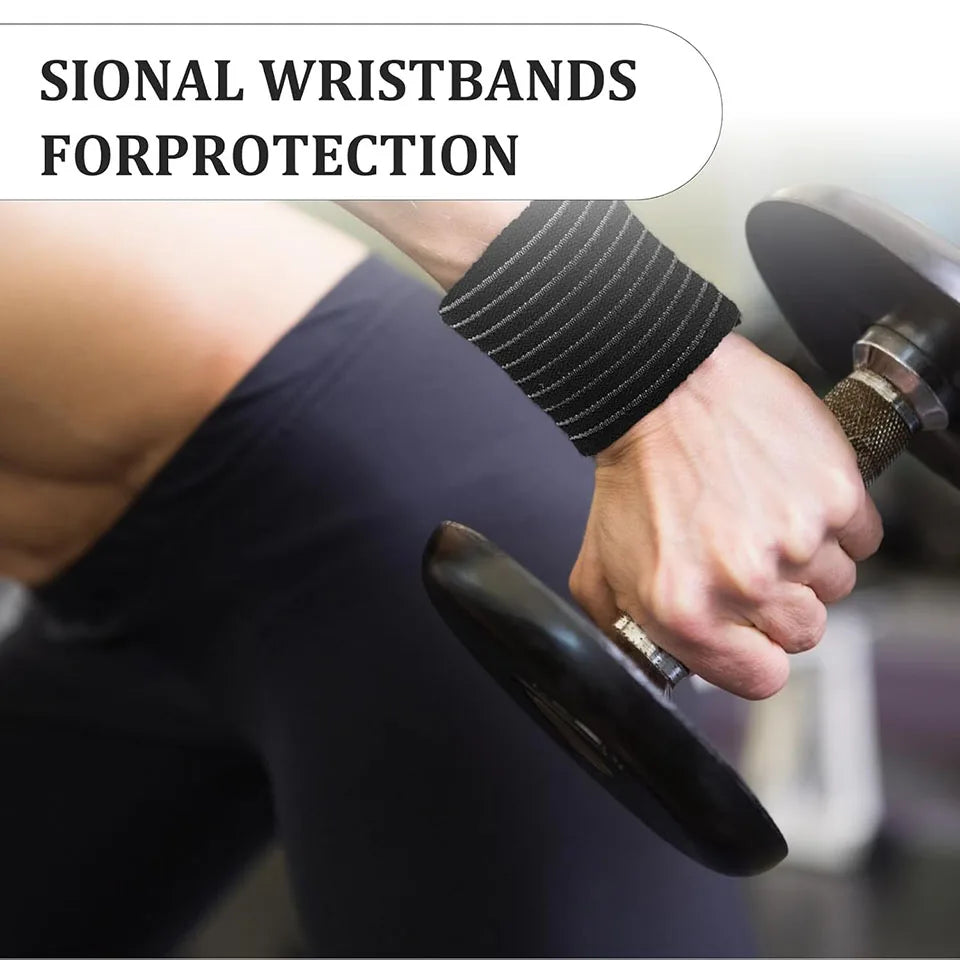 AOLIKES Elastic Wrist Support Band, Wrap Breathable Wrist Brace, Adjustable Wrist Strap, Hand Brace Wraps Breathable Wristband