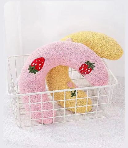 Pet pillow dog cat sleeping moon pillow small dog plush pillow sleeping pad pet supplies