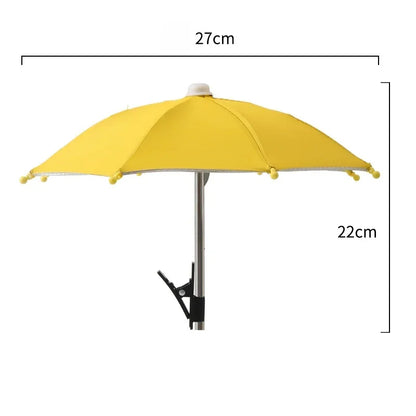Mobile Phone Sunshade Small Umbrella Mobile Phone Holder Outdoor Portable Cover Sunshade Holder Mobile Phone Holder Accessories