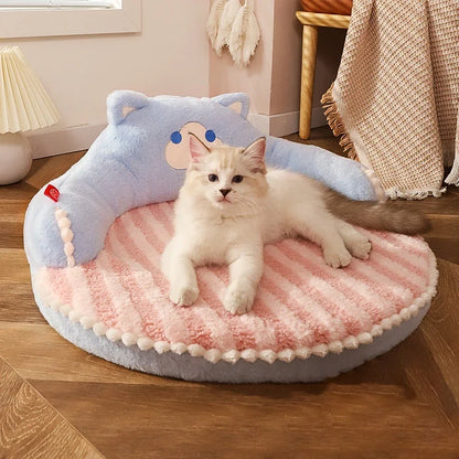 Removable Cat Bed Dog Sofa Pet Pad Cat Nest Pet Bed for Small Medium Dogs Cats Comfortable Plush Puppy Bed Pet Supplies