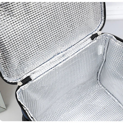 Oxford Cloth Thickened Bento Bag Large Capacity Portable Insulation Bag Outdoor Picnic Bag Student Lunch Bag