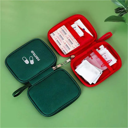 1PC Family First Aid Kit Portable Outdoor Travel Storage Bag Household Large Capacity Layered Medicine Storage Bag