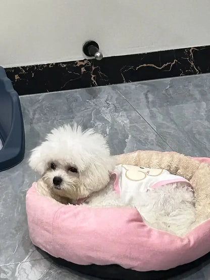 Soft Warm Dog Bed Pets Basket Cat House Sofa for Medium Large Dog Sofa Bed Cushion Dog Bed House Pet Supplies Accessories2025new