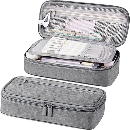 Large Pencil Case, Big Capacity Pencil Pouch Stationery Pen Bag, Storage High Capacity Bag Pouch Holder Box Organizer