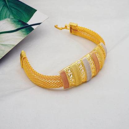 2023 Fine Jewelry Sets For Women Dubai Bridal Wedding Gifts Necklace Bracelet Earrings Ring Jewellery Set African Bead jewelry