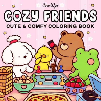 Spooky Cutie Coloring Book for Adults Teens Kids Halloween Themed Doodle Drawing Fun Activity