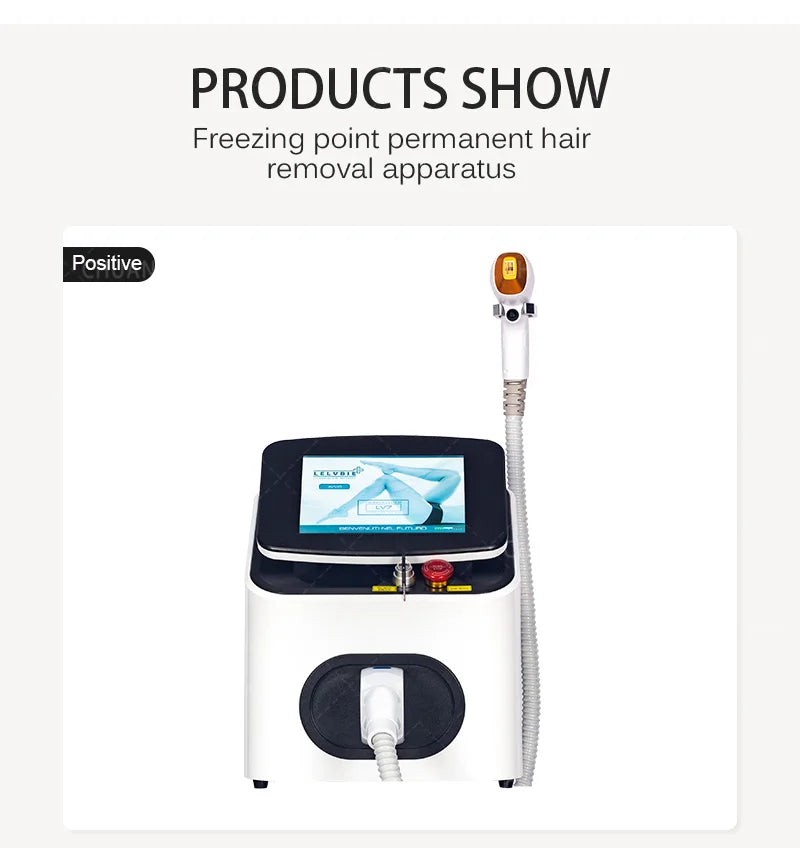 Diode Laser Hair Removal Machine Depiladora Laser 808NM 755NM 1064NM Tender Skin Safe Painless Permanent Depilation High Power