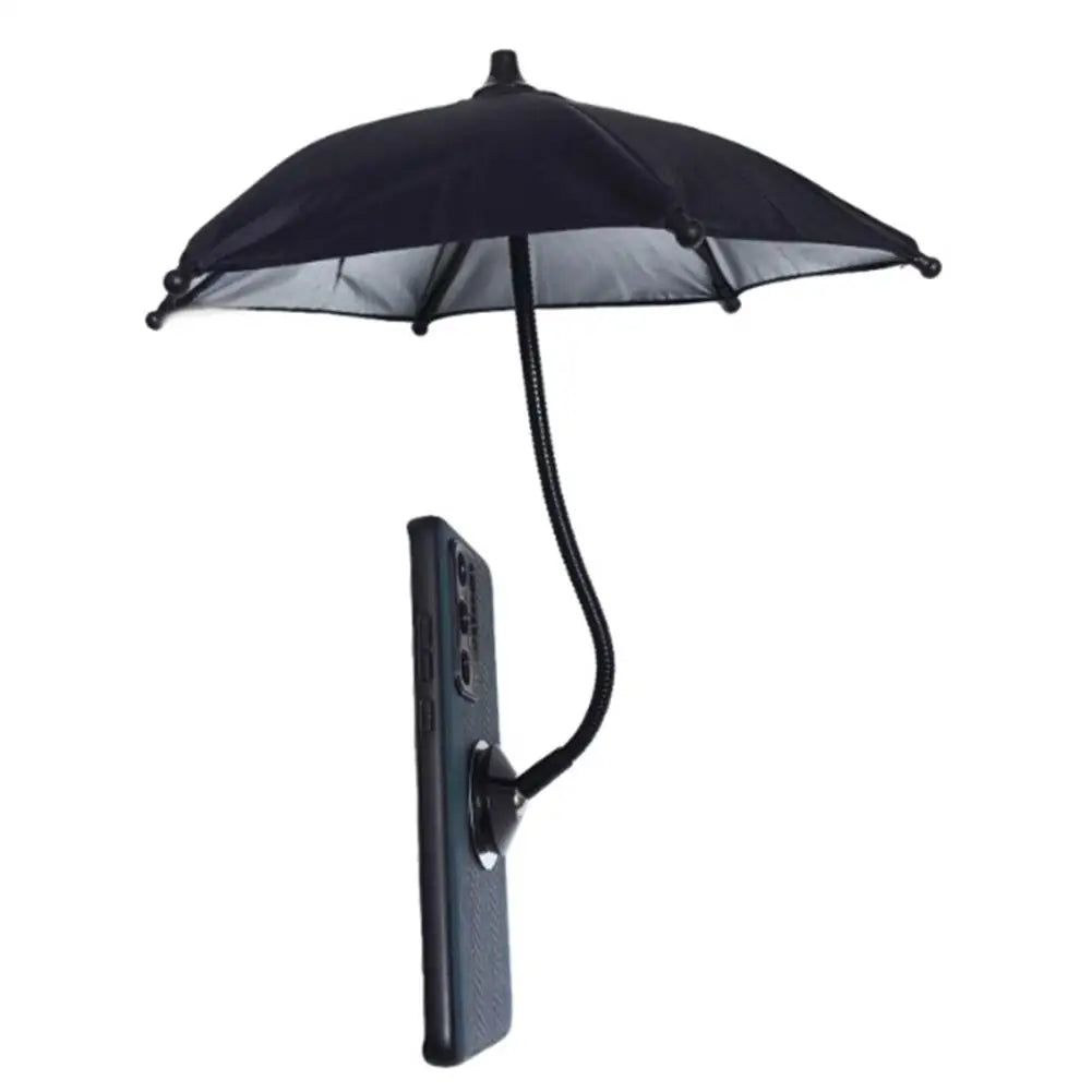 Magnetic Phone Umbrella For Iphone 15/14/13/12 Pro/Pro Max Anti-glare Sun Shade Cover 360° Rotation Mini Umbrella