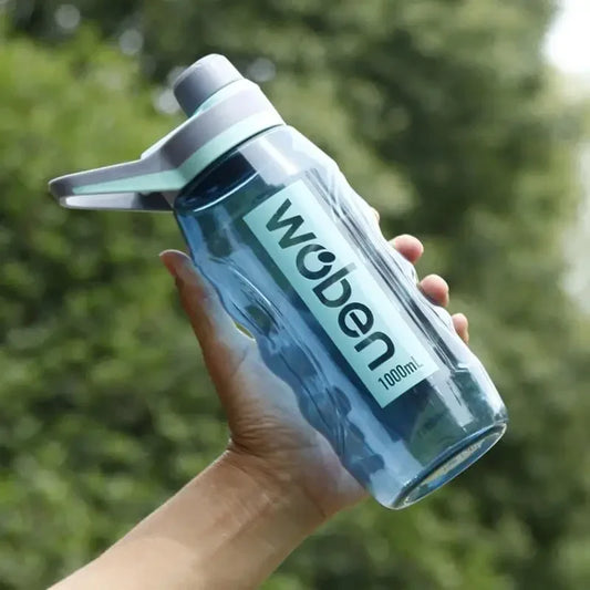 1/1.5L Leak Proof Water Cup Environmentally Plastic Water Bottles Sports Bottle Large Capacity Travel Water Bottle Flip