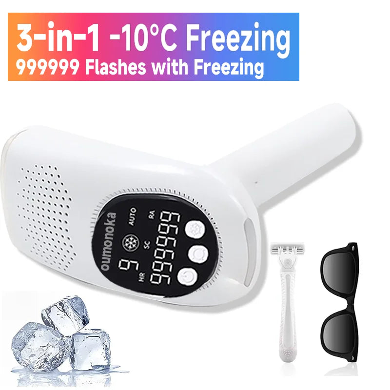 4-in-1 Laser Epilator Laser Hot Sell Permanent IPL Photoepilator Hair Removal Painless Electric Epilator Machine