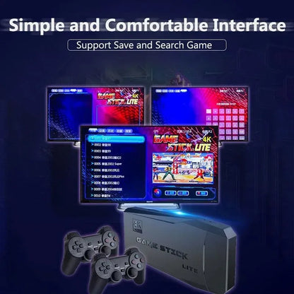 M8 4K Video Game Console Built-in 20000 Games Wireless Controller Gamepad Retro Handheld Game Player For PS1 Dropshipping