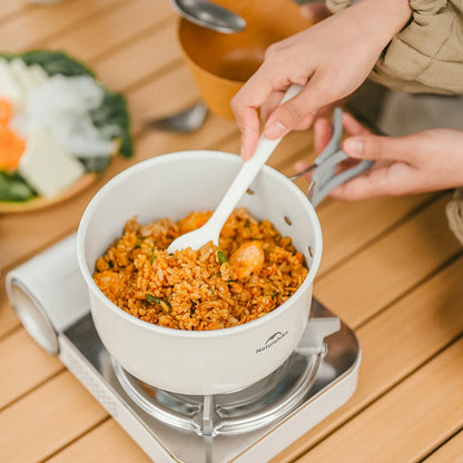 Naturehike Ceramic Non Stick Pot Outdoor Camping Portable Kitchenware BBQ Picnic Kettle Frying Pan Cookware Barbecue Tablewar
