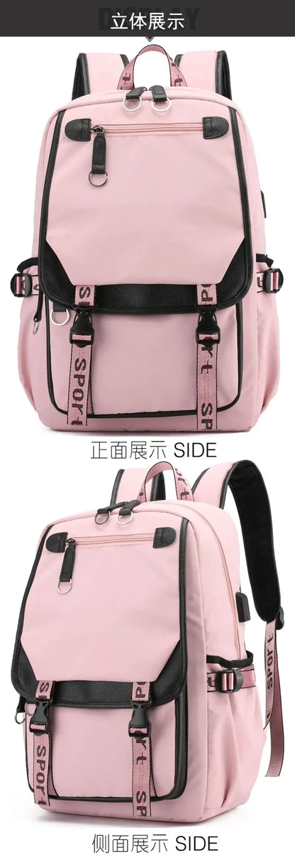 KPop Demon Hunters Backpack Students Large Capacity Backpack K-Pop Demon Hunters Fans Gift Girls School Bags Travel Backpack