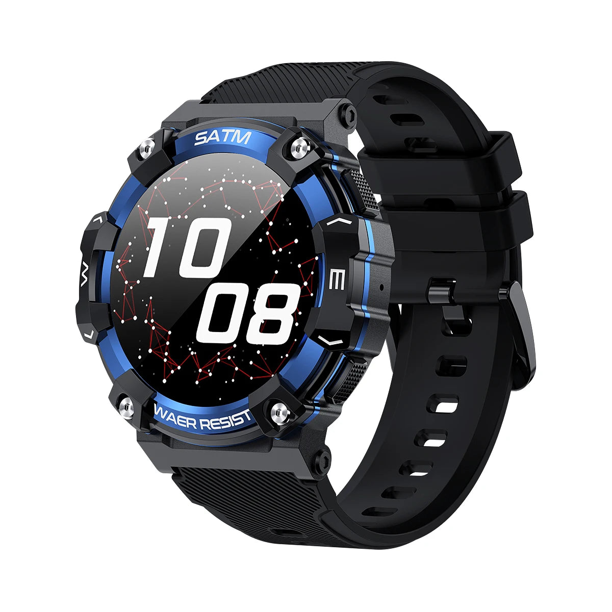 PG666 Outdoor Rugged Smart Watch Men IP68 Waterproof Bluetooth Call Smartwatch Multiple Sports Modes Blood Pressure Oxygen Watch