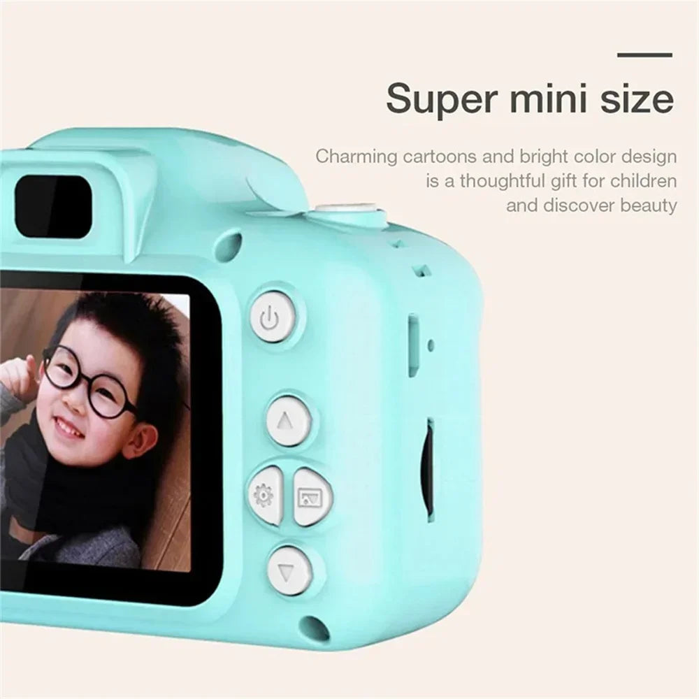 X2 Children Mini Digital Camera Can Take Pictures Video Lovely Small Camera Photography Children Birthday Gift Kids Toys for Kid