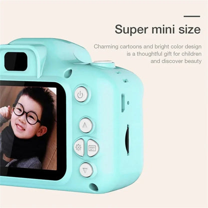 X2 Children Mini Digital Camera Can Take Pictures Video Lovely Small Camera Photography Children Birthday Gift Kids Toys for Kid
