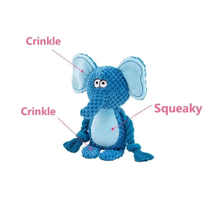 Chew Dog Dogs Sound Plush Small Stuffed For Raw Bite Supplies Resistant Squeaker Joint Rattle Toy Pet Toys Indestructible Puppy