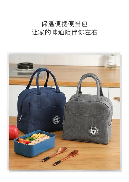 Lunch Bag Reusable Insulated Thermal Bag Women Men Multifunctional 8L Cooler and Warm Keeping Lunch Box Leakproof Waterproof