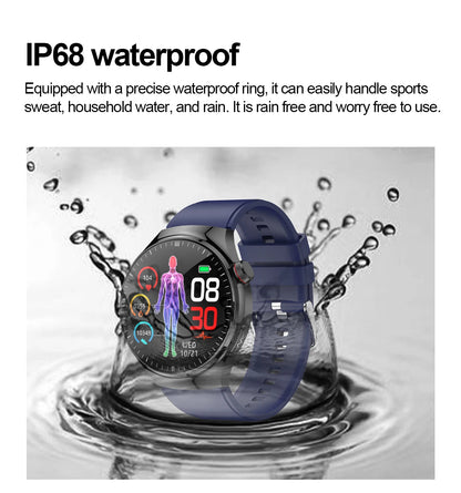 2025 For HUAWEI Precise ECG+PPG Uric acid HD Smart Watch Men Blood lipids Heart Rate Blood pressure Sport Call Health Smartwatch
