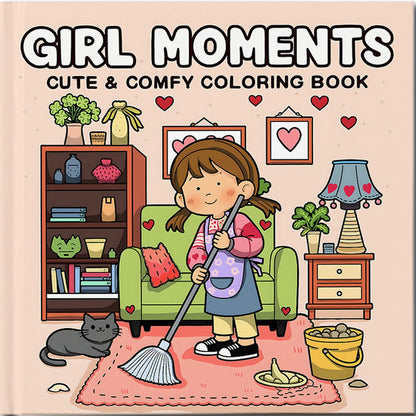 Cozy Friends Coloring Book for Adults and Teens Featuring Cute Cozy Daily Activities Kids Graffiti Book Perfect Gift Birthday