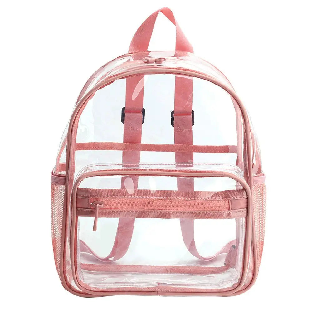 Fashion Large Capacity Unisex Clear Bag Students Bag Backpack PVC Bag