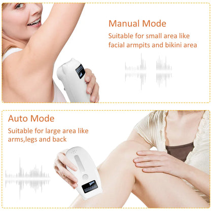 IPL Laser Epilator for Women Home Use Permanent Hair Removal Electric Painless Threading Whole Body Hair Remover Depilatory
