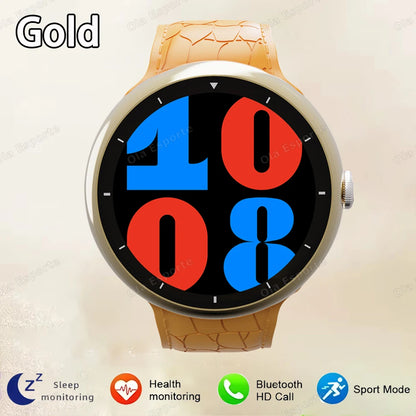 Smart Watch Men 1.52Inch AMOLED Screen BT Call GPS Sports Fitness Tracker Health Monitor Wireless Charging Smartwatch