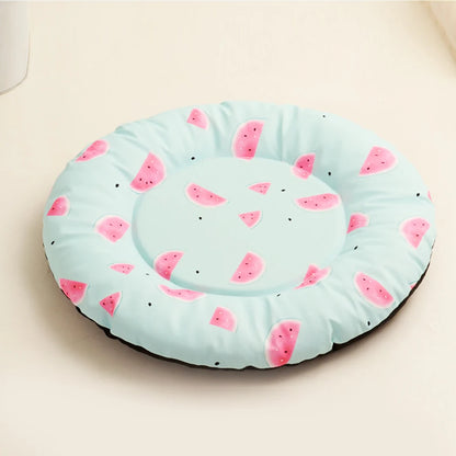Cozy Pet Bed for Dogs & Cats Washable Round/Square House Cuddle Pad, Small Medium Large Mat for Puppy Kitten