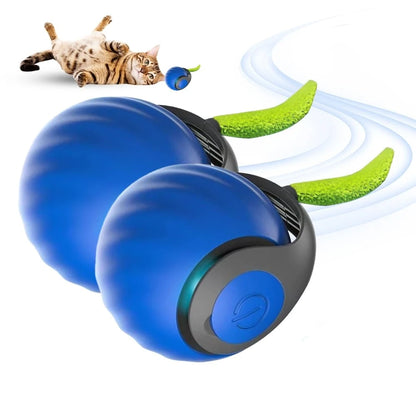 Cat Interactive Ball Toys Automatic Rolling Ball Faux Tail Rechargeable Smart Pet Electric Toy Dog Cat Training Imitate Mouse