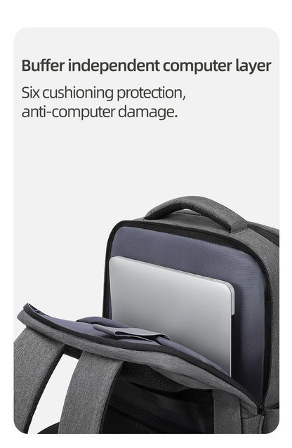 40L Laptop Backpack Durable 17 Inch for Men Women with USB Charger Port & Luggage Sleeve Sturdy College Rucksack Bag For Macbook