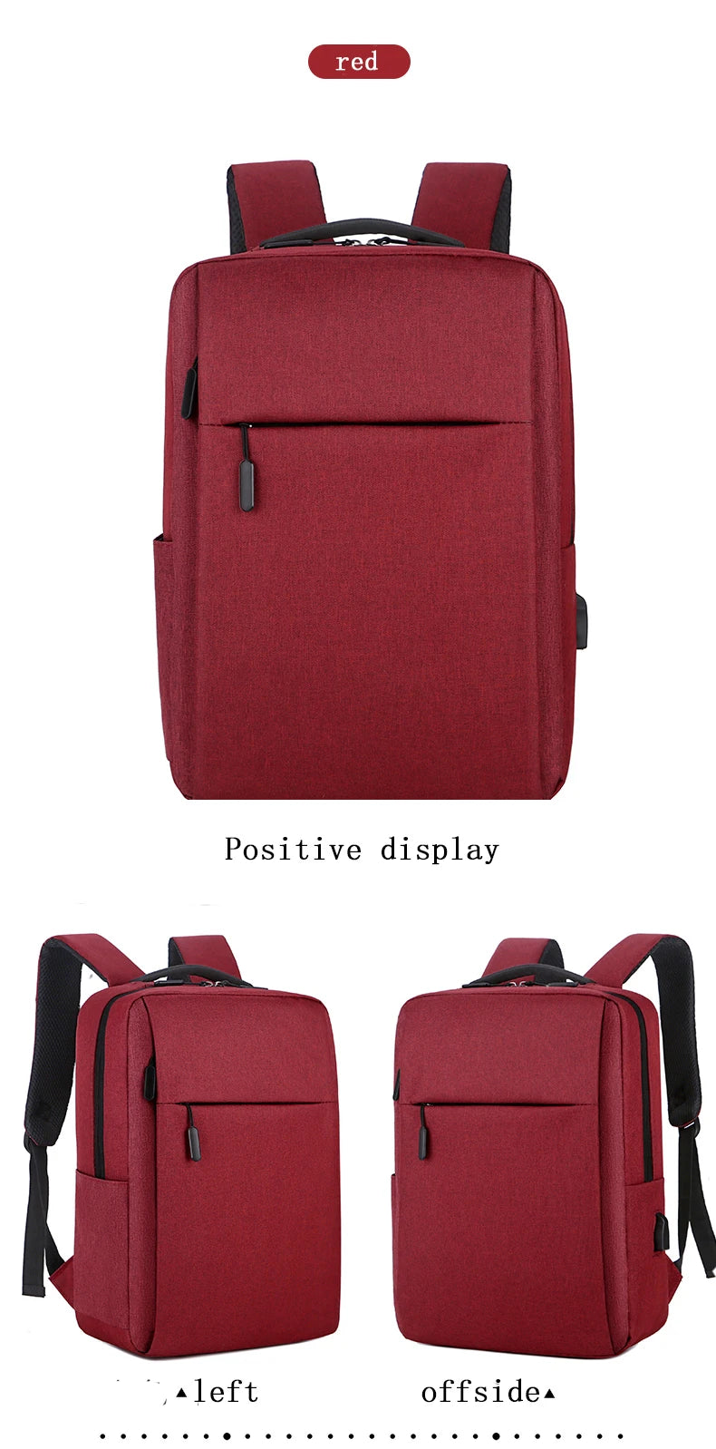 Lightweight Business Laptop Backpack, 13 Inch, 14 Inch, 15 Inch Computer Backpack, MEN'S AND WOMEN'S Travel Backpack, Student BA
