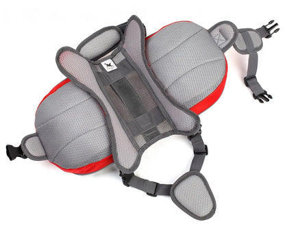 Portable dog backpack, snack bag, dog training bag, storage bag, backpack, travel bag, reflective tape backpack and back pocket