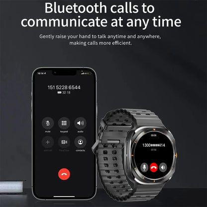 LAXASFIT 2025 New Smart Watch GT7 Ultra Men's Multifunctional Sports Fitness Tracker Health Ladies Smartwatch Gift