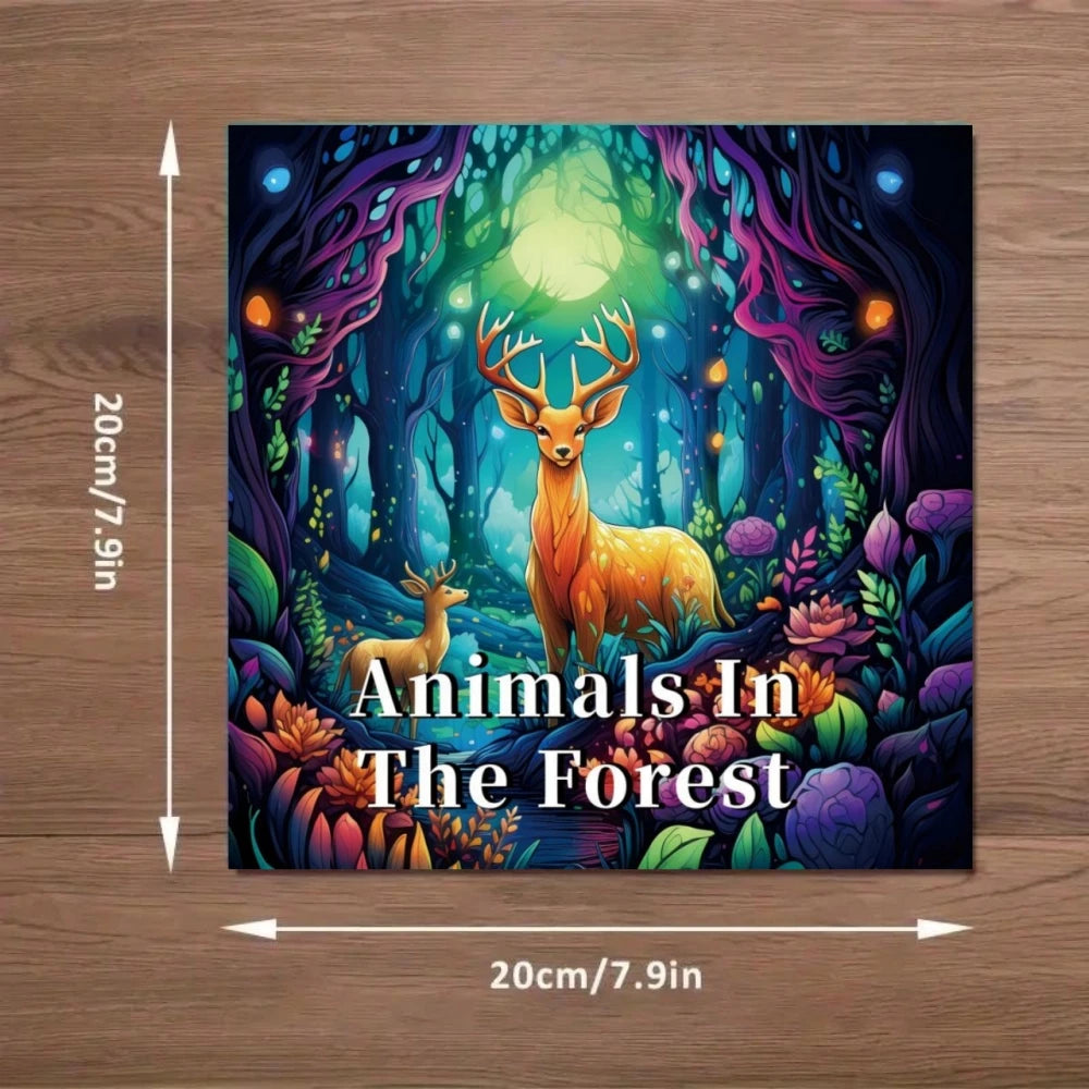 1pc Art Coloring Book 22 Page Coloring Books Gift For Birthday Party Relieve Stress Kill Time Graffiti Painting Drawing Art Book