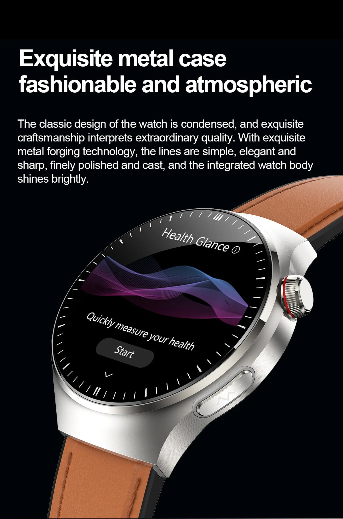 2025 For HUAWEI Precise ECG+PPG Uric acid HD Smart Watch Men Blood lipids Heart Rate Blood pressure Sport Call Health Smartwatch