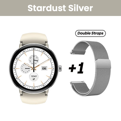 The NEW 2025 Zeblaze Lily 2 Voice Calling Female Smartwatch 1.2" AMOLED Screen Double Strap Health Management Sports Smart Watch