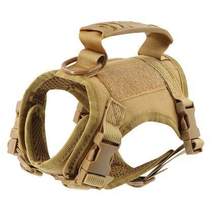 Tactical Dog Harness Small Breed Puppy Harness Cat Vest Adjustable For Military Service Dogs Accessories Training Working