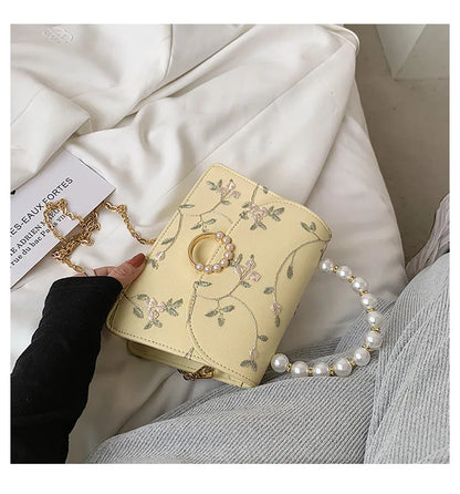 NEWEST Shell Beads Bags Fashion Sweet Bag Women's Handbags Lace Wedding Chic Lady Chain Women Shoulder Crossbody Bag