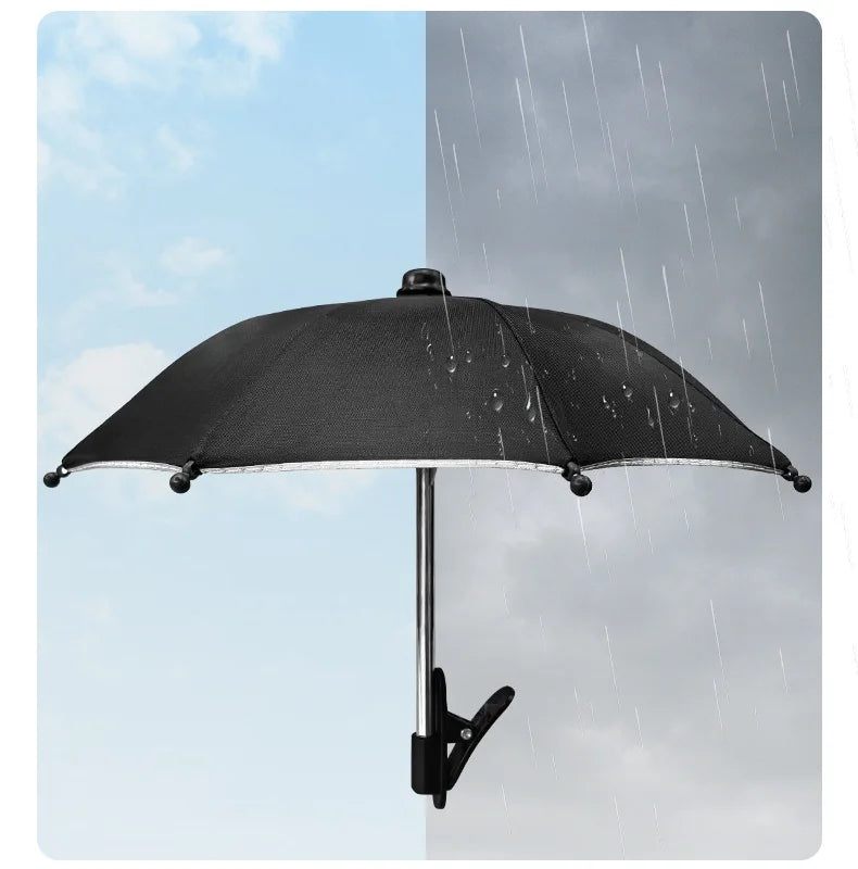 Portable Outdoor Mobile Phone Sunshade Umbrella with Sunshade Clip Creative Mini Phone Umbrella Stand Stylish Stand